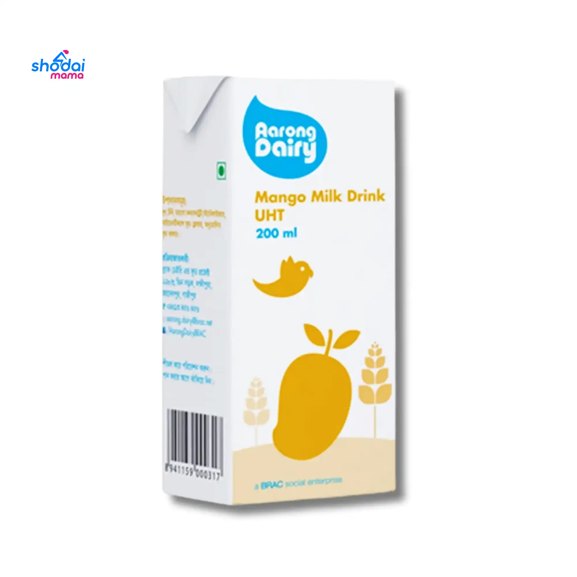 Aarong Dairy Mango Milk Drink UHT 200ml